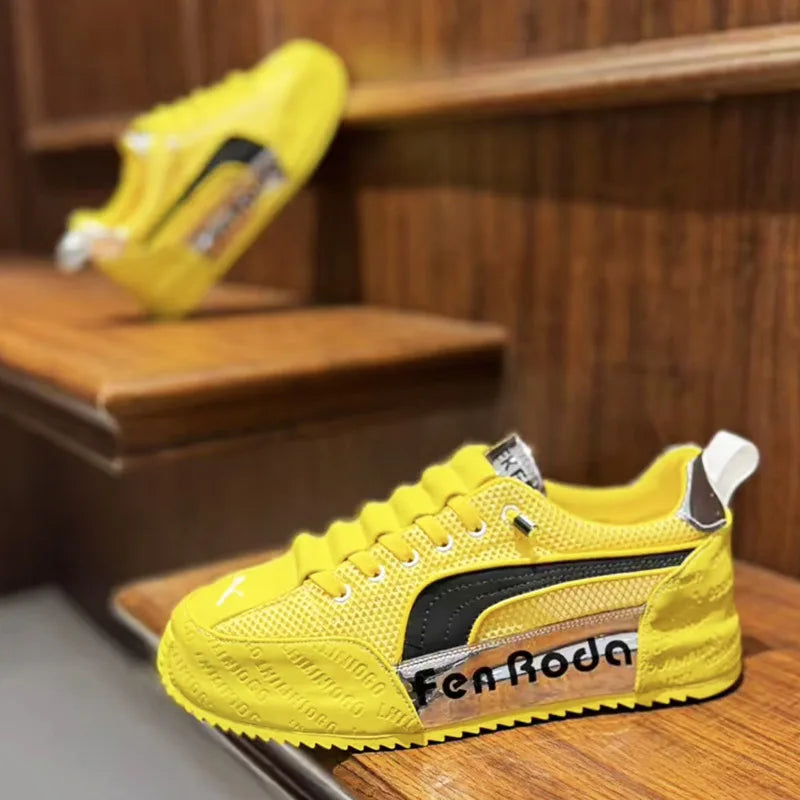 Sneakers Casual Mens Designer Cover Bottom Board Shoes Fashion Leather Fabric Breathable Increased Internal Platform Sport Shoes