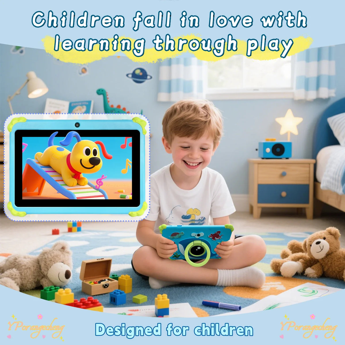 Wholesale 7 Inch Tablet PC for Kids 3000MAH Battery 1024x600 Resolution MTK Quad Core with Competitive Price