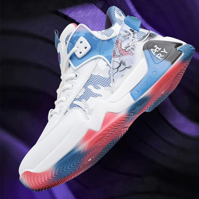 Men's Sneaker High Top Basketball Shoes New Casual Anti-slip Sport Breathable Running Shoes Style Unisex EEE