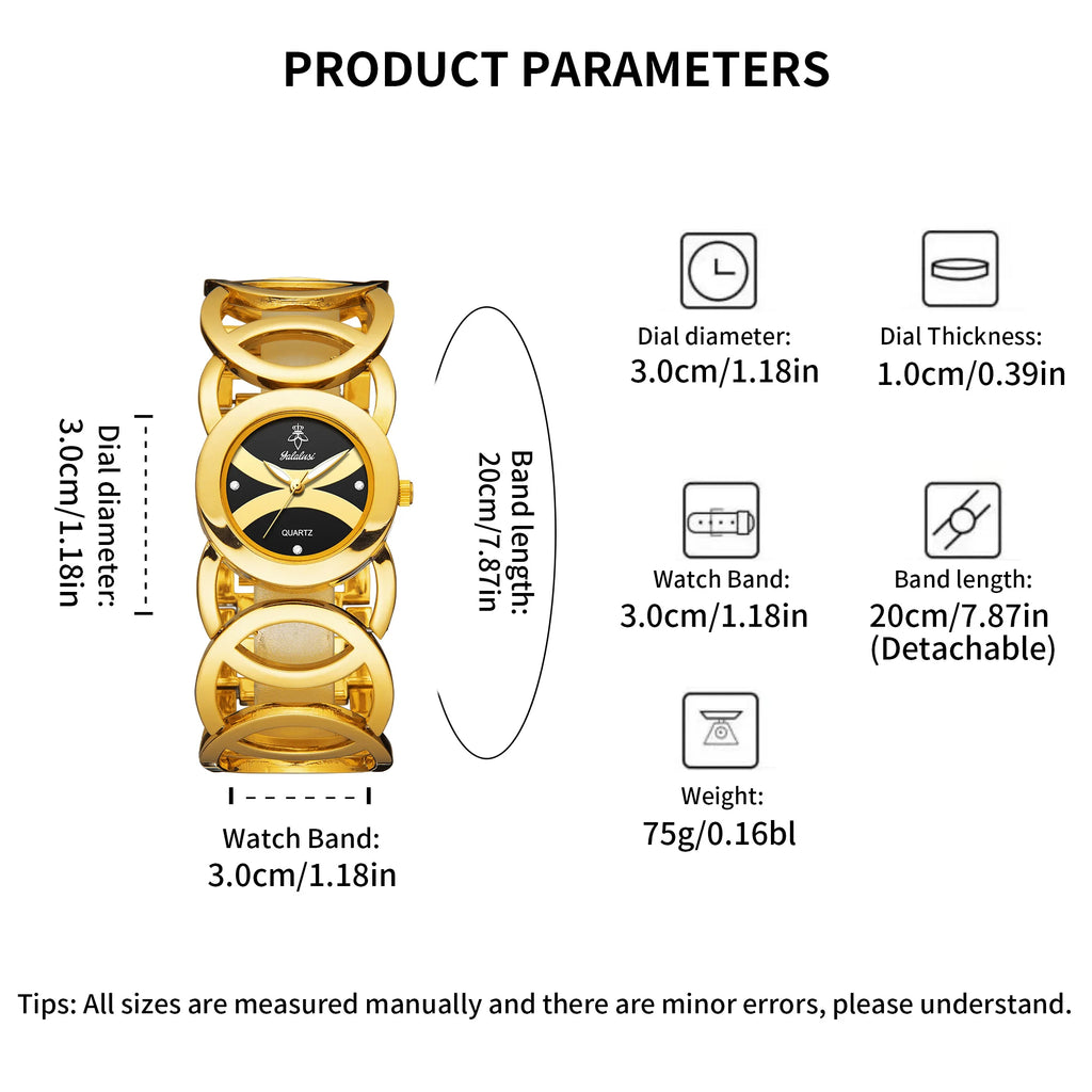 Women's Fashion Bracelet Watch: A Luxurious, Elegant, Water-Resistant Quartz Timepiece – The Perfect Gift Reloj Mujer Montre