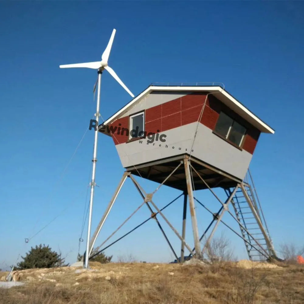 30KW 50KW Horizontal Axis Wind Turbine 24V 48V 110V 220V Wind Generator CE Certified Free Energy Low Speed Start for Home Use