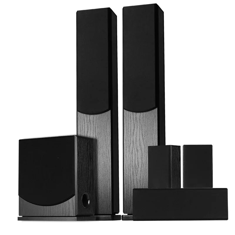 5.1 Passive Home Theater Wooden Speaker