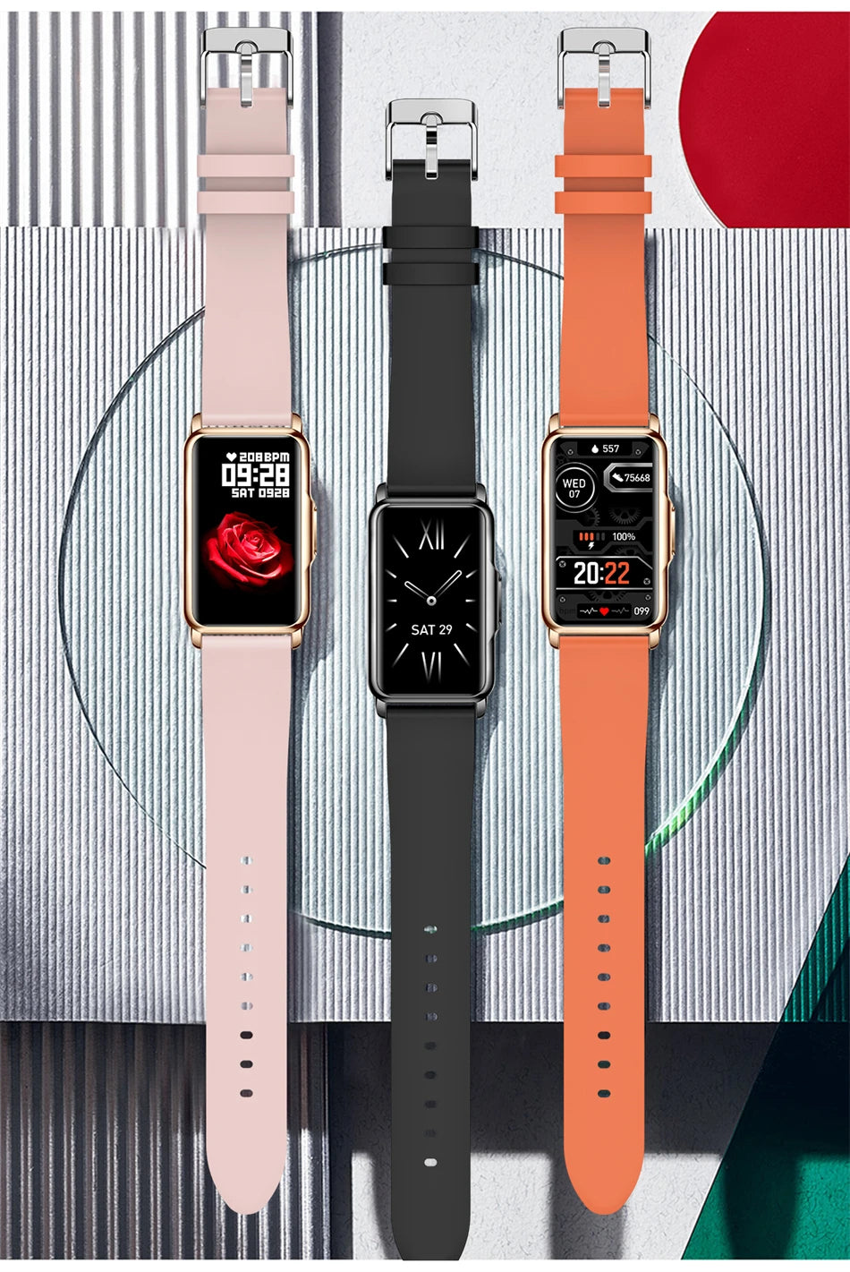 LIGE New Fitness Tracker Bracelet Smart Watch for Women Men Sports Band Pedometer Heart Rate Sleep Monitor Waterproof Smartwatch