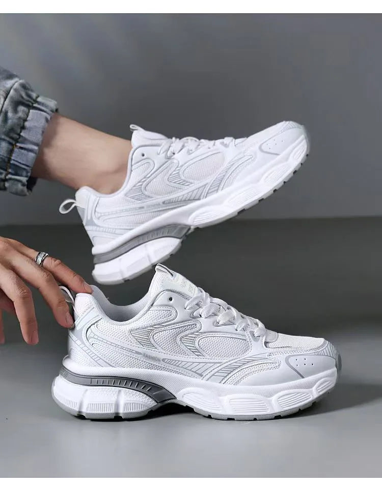 Men's Summer Breathable Mesh Casual Sports Shoes 2026 New Dad Sneakers Comfortable Lightweight Footwear for Active Men