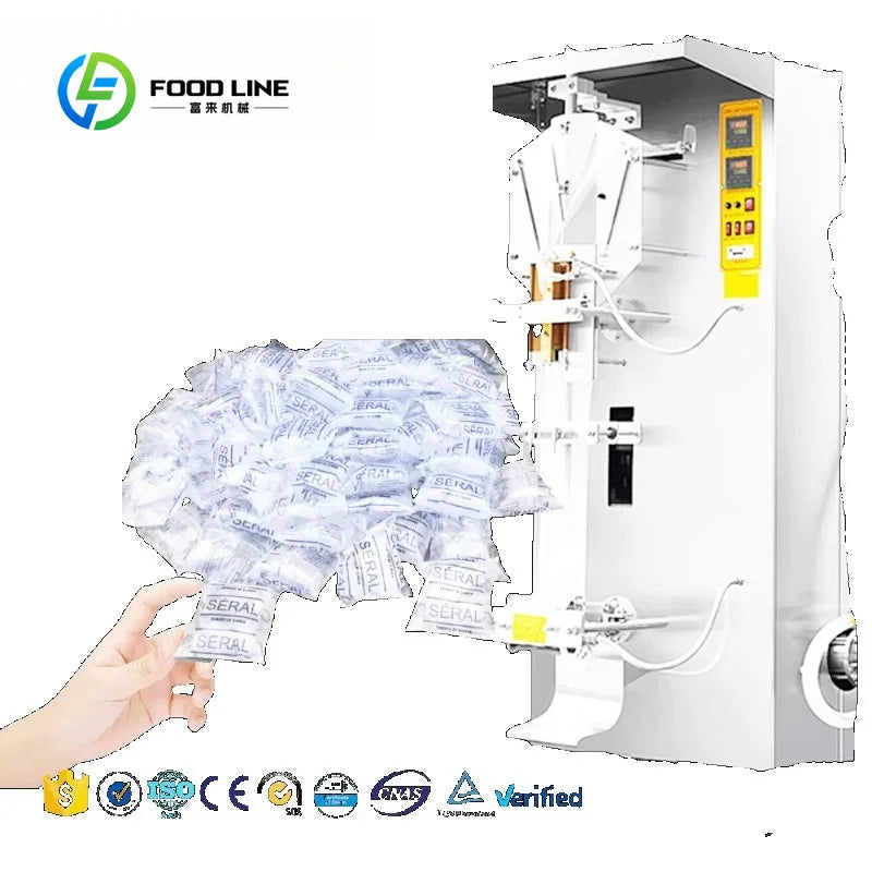 Customized Automatic Production Plastic Bag Drinking Pure Sachet Water Filling Machine Making Packaging for Africa vertical