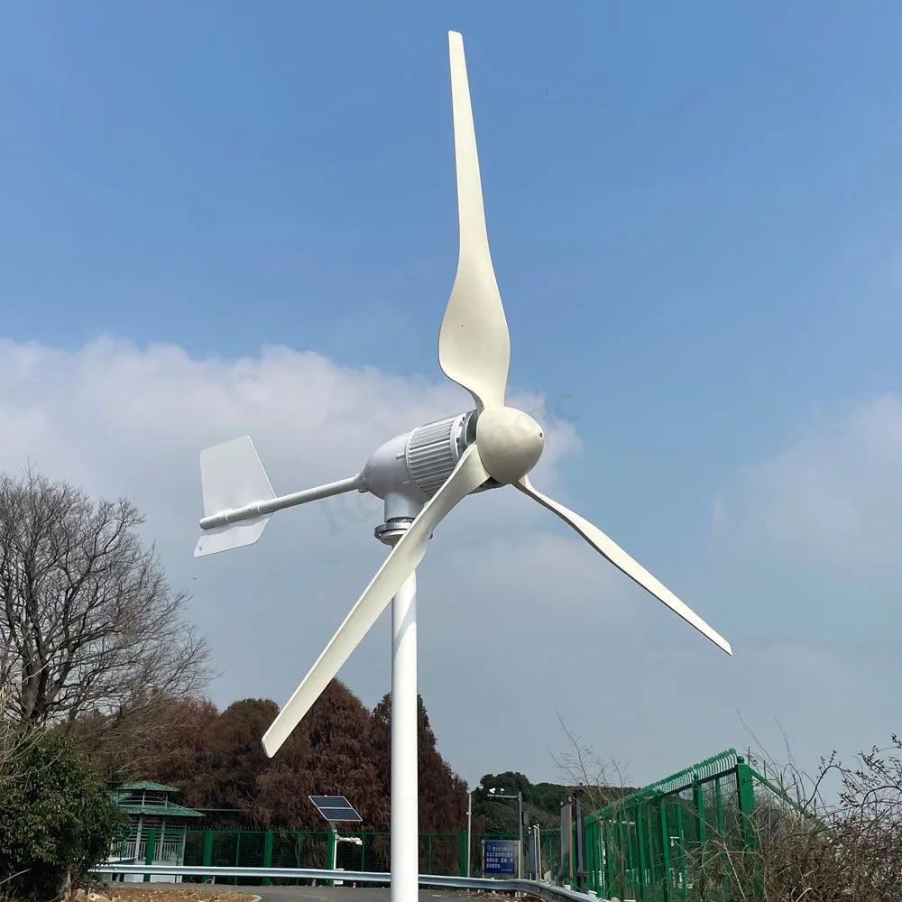 Factory Sales New Version Horizontal Axis Wind Turbine Large Blades Low Wind Speed 20KW 30KW 12V 48V 24V Home Appliance