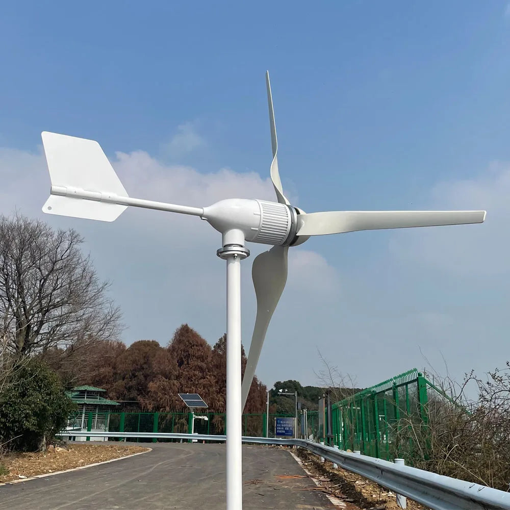 China Factory Wind Turbine Generator 10KW 20KW With Charge Controller 24V 48V 96V 3 Blades Wind Generator Yacht Farm for Home