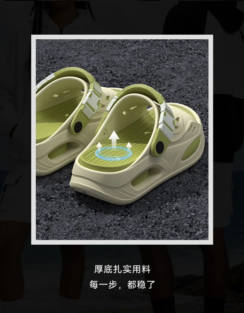 Arch Support Slippers for Men, 2026 New Summer Wear, Wear-Resistant EVA Anti-Skid and Odor Proof Driving Thick Soled Sandals