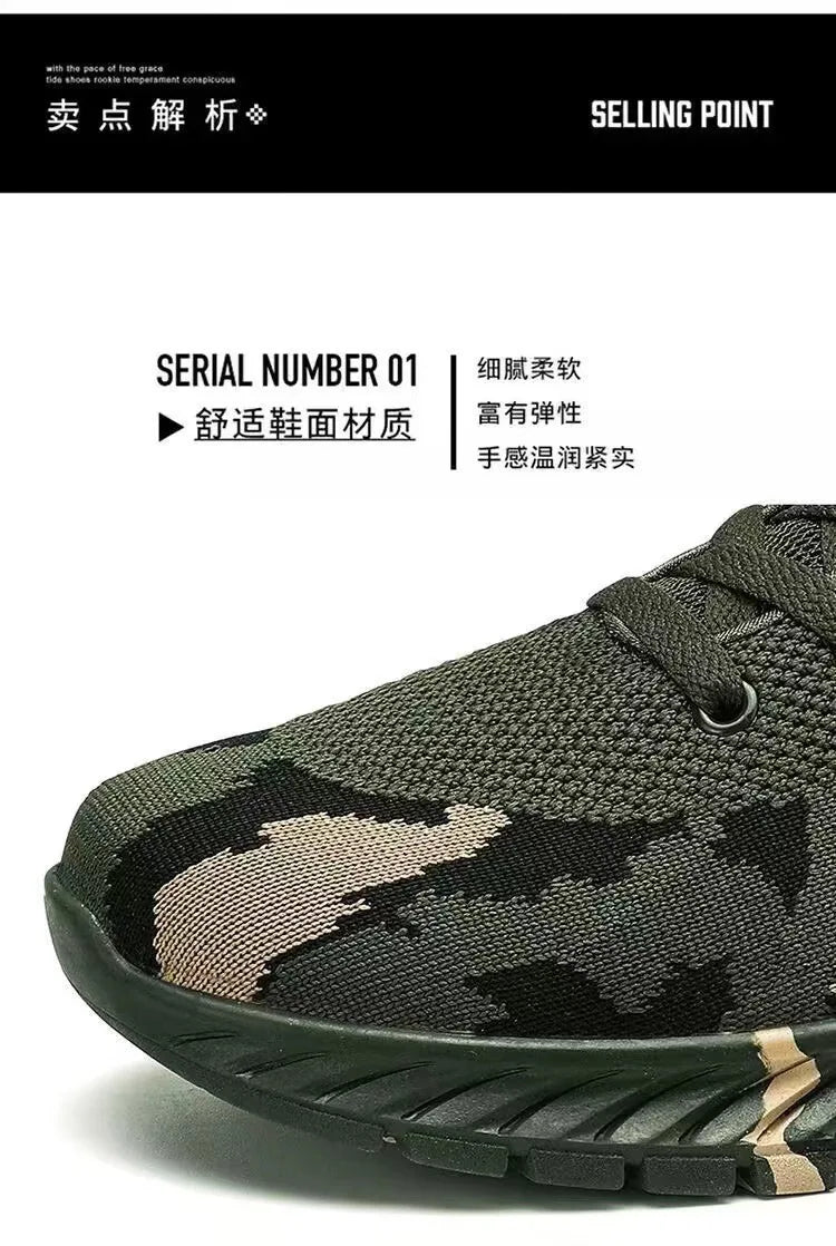 Men's and Women's Shoes Spring Autumn Winter Outdoor Sports Running Hiking Shoes Adult Construction Site Work Shoes Casual Shoes