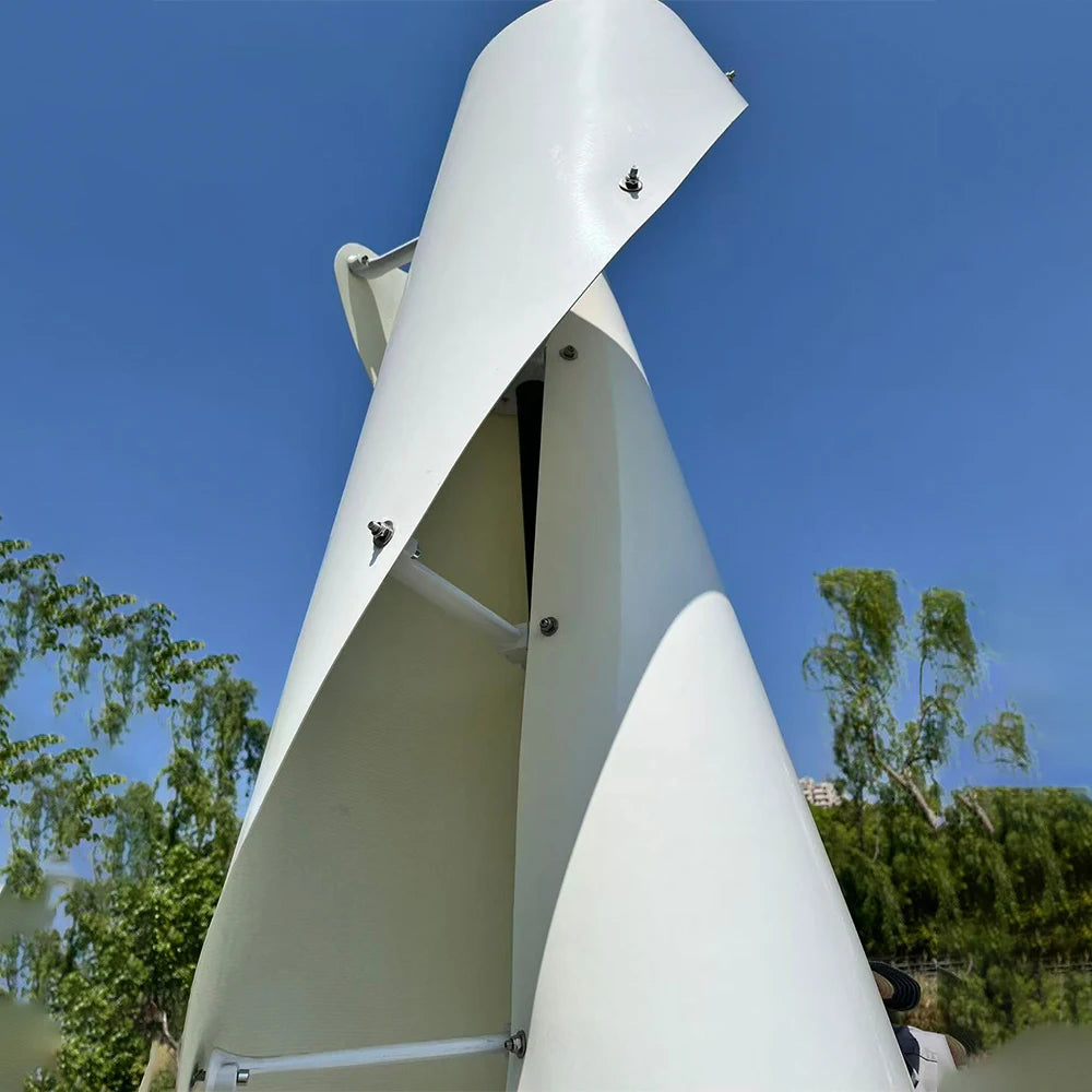 Free Energy 20000W 12V 24V 48V 2Blades Wind Power Turbine Generator With Mppt Charge Controller Vertical Axis For Farm Home Use