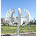 5000W 12V 24V 48V Wind Turbine Generator 5KW Vertical Axis Maglev Windmill With Hybrid Charge Controller For Home Use