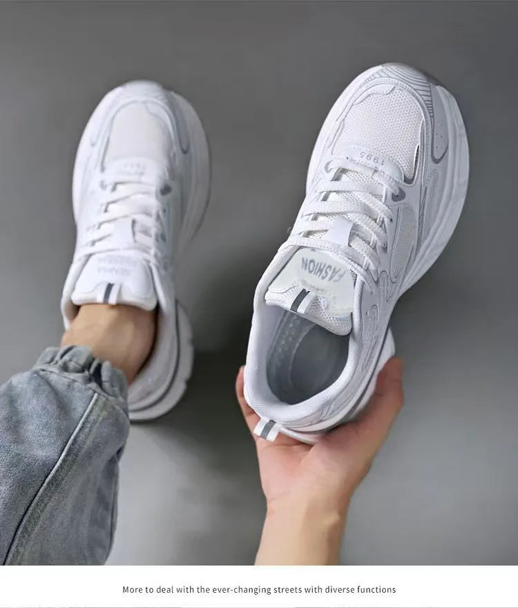 Men's Summer Breathable Mesh Casual Sports Shoes 2026 New Dad Sneakers Comfortable Lightweight Footwear for Active Men