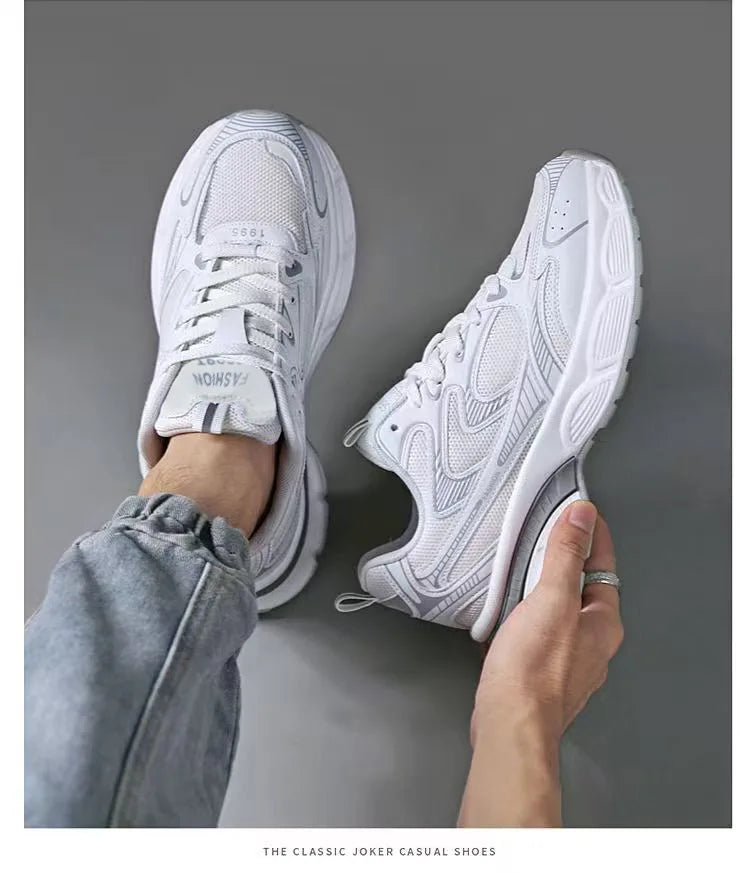 Men's Summer Breathable Mesh Casual Sports Shoes 2026 New Dad Sneakers Comfortable Lightweight Footwear for Active Men