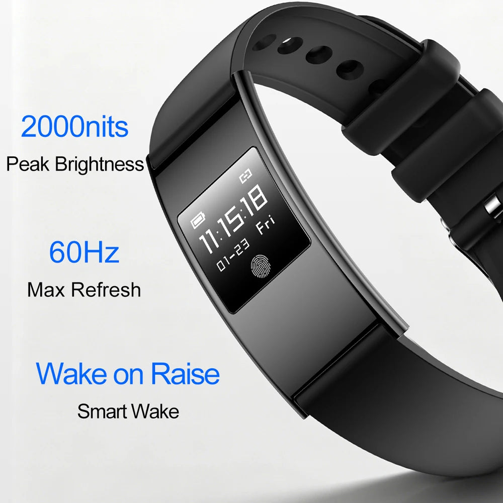 2026New 4.9mm Ultra-Thin SmartBracelet 24/7Health Monitoring IP68 Waterproof  Sports Mode Bluetooth Call Smart Bracelet Women