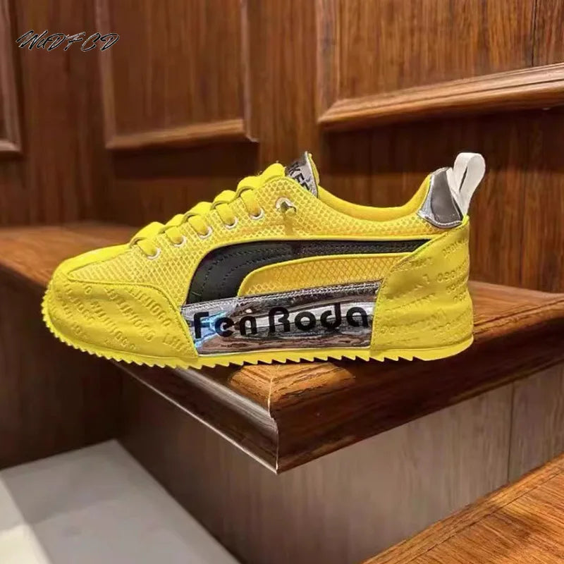 Sneakers Casual Mens Designer Cover Bottom Board Shoes Fashion Leather Fabric Breathable Increased Internal Platform Sport Shoes