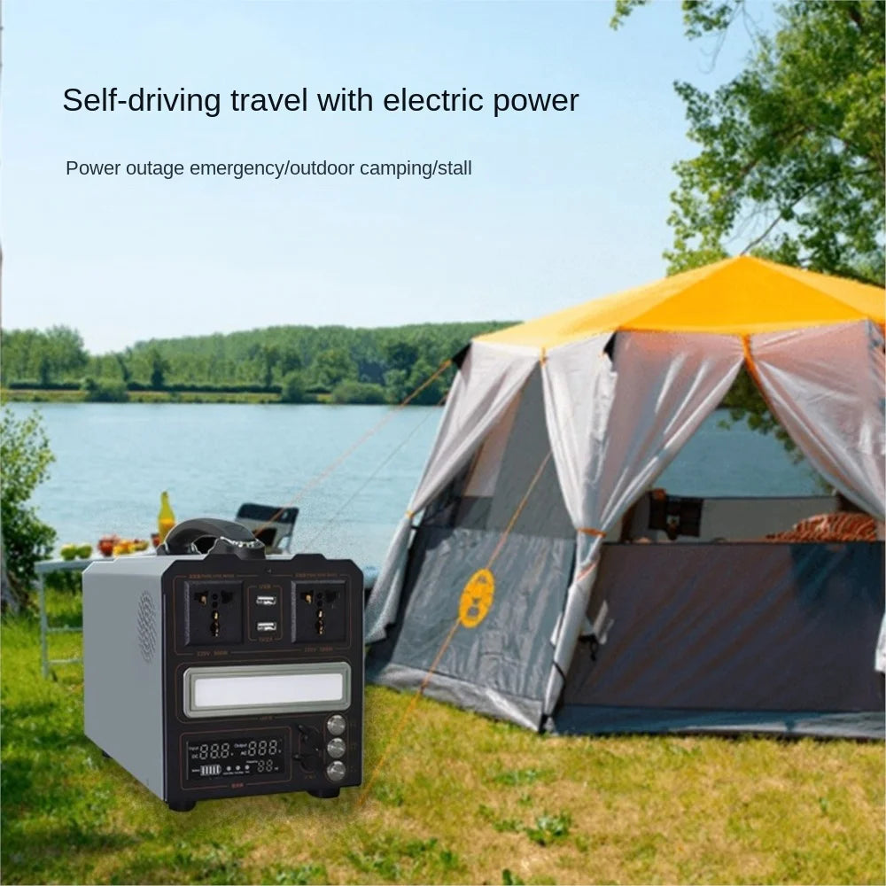 Pure Sine Wave Inverter 12V24V To 220V Lithium Battery Energy Storage Outdoor Mobile Power Supply Assembly Accessories Kit
