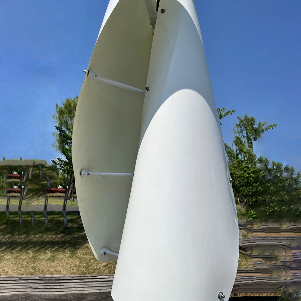 Free Energy 20000W 12V 24V 48V 2Blades Wind Power Turbine Generator With Mppt Charge Controller Vertical Axis For Farm Home Use