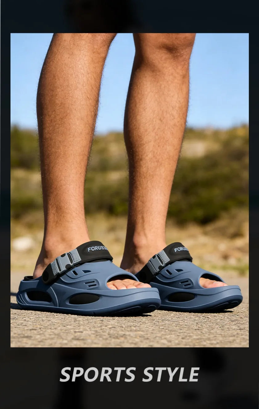 Arch Support Slippers for Men, 2026 New Summer Wear, Wear-Resistant EVA Anti-Skid and Odor Proof Driving Thick Soled Sandals