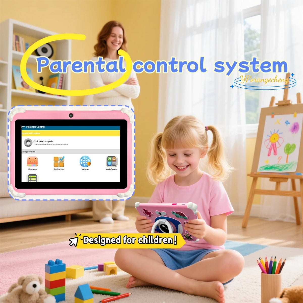 Wholesale 7 Inch Tablet PC for Kids 3000MAH Battery 1024x600 Resolution MTK Quad Core with Competitive Price