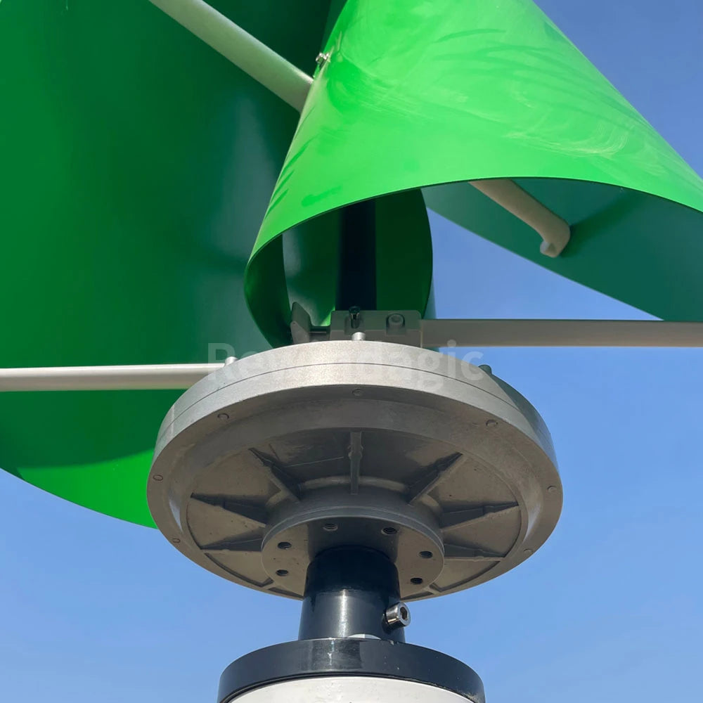 10000W 15KW 20KW Low Speed Vertical Axis Wind Turbine 12V 24V 48V High Power Off-grid Grid Connection Wind Controller for Home