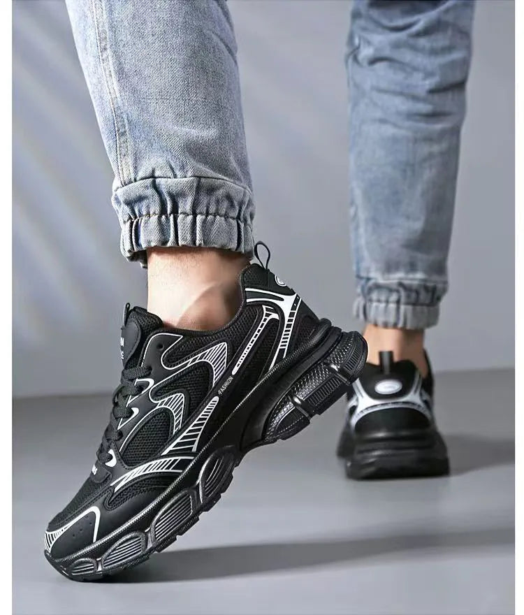 Men's Summer Breathable Mesh Casual Sports Shoes 2026 New Dad Sneakers Comfortable Lightweight Footwear for Active Men