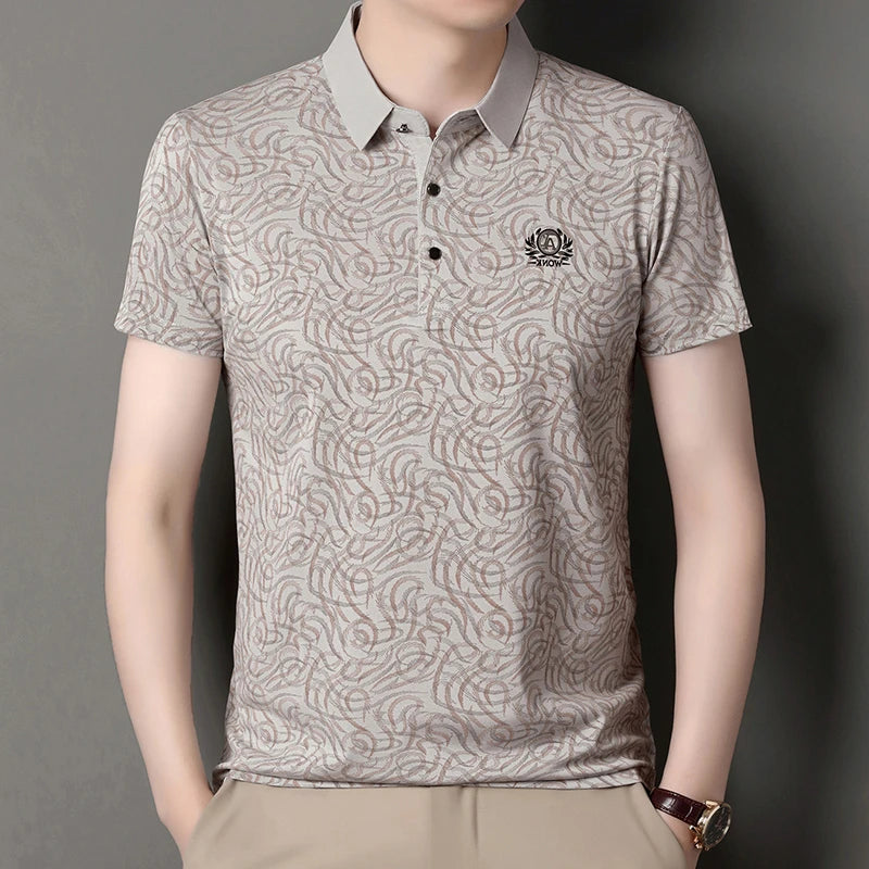 2026 New Men's Polo Shirt Quick Dry Breathable Short Sleeve Top For Daily Wear And Business Occasions