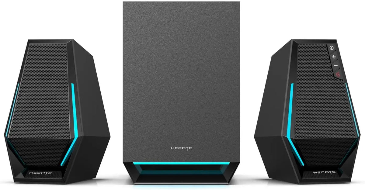 G1500 MAX 2.1 RGB Light Gaming Speakers with 4" Wood Subwoofer