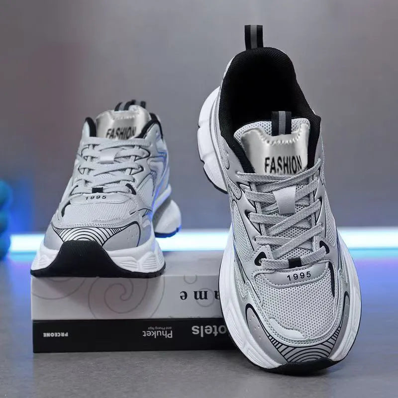 Men's Summer Breathable Mesh Casual Sports Shoes 2026 New Dad Sneakers Comfortable Lightweight Footwear for Active Men