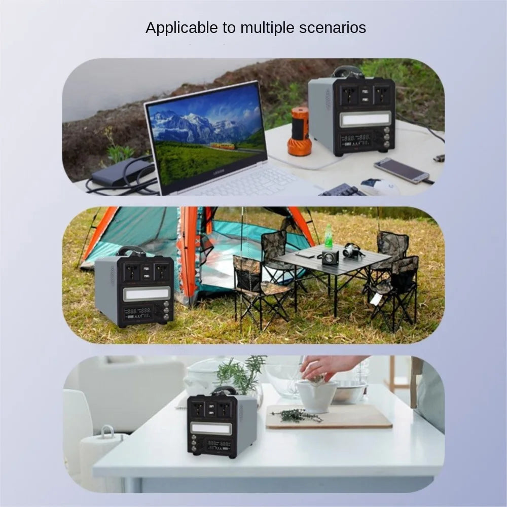 Pure Sine Wave Inverter 12V24V To 220V Lithium Battery Energy Storage Outdoor Mobile Power Supply Assembly Accessories Kit