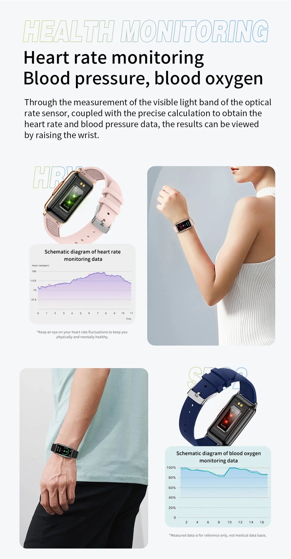 LIGE New Fitness Tracker Bracelet Smart Watch for Women Men Sports Band Pedometer Heart Rate Sleep Monitor Waterproof Smartwatch