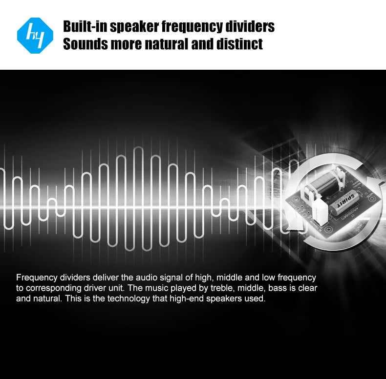 5.1 Passive Home Theater Wooden Speaker