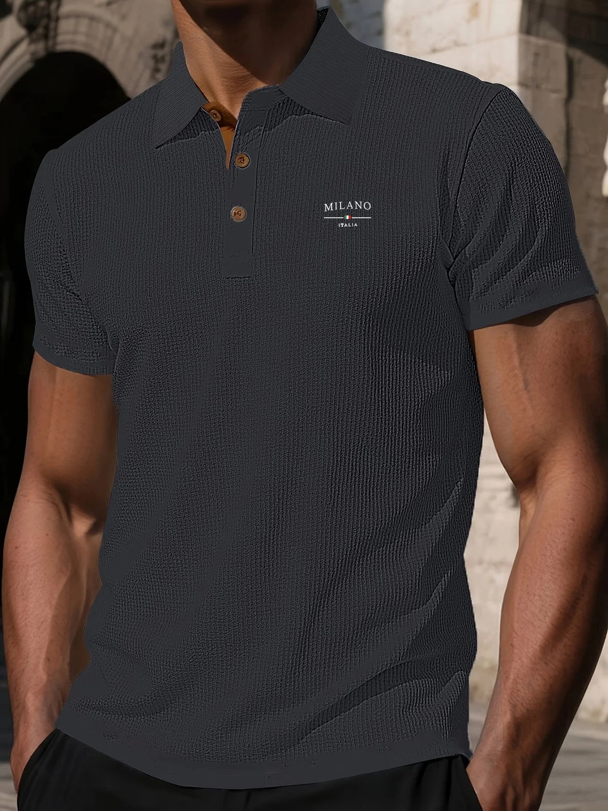 Men's Short-Sleeved Polo Shirt