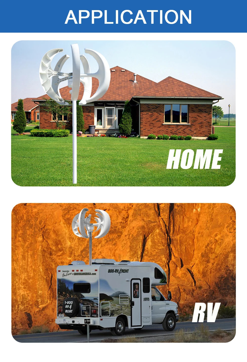 5000W 12V 24V 48V Wind Turbine Generator 5KW Vertical Axis Maglev Windmill With Hybrid Charge Controller For Home Use