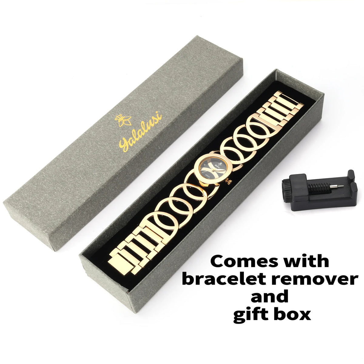 Women's Fashion Bracelet Watch: A Luxurious, Elegant, Water-Resistant Quartz Timepiece – The Perfect Gift Reloj Mujer Montre