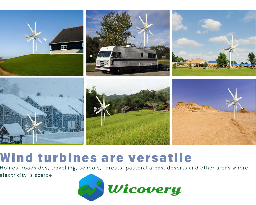 Factory Sales New Version Horizontal Axis Wind Turbine Large Blades Low Wind Speed 20KW 30KW 12V 48V 24V Home Appliance