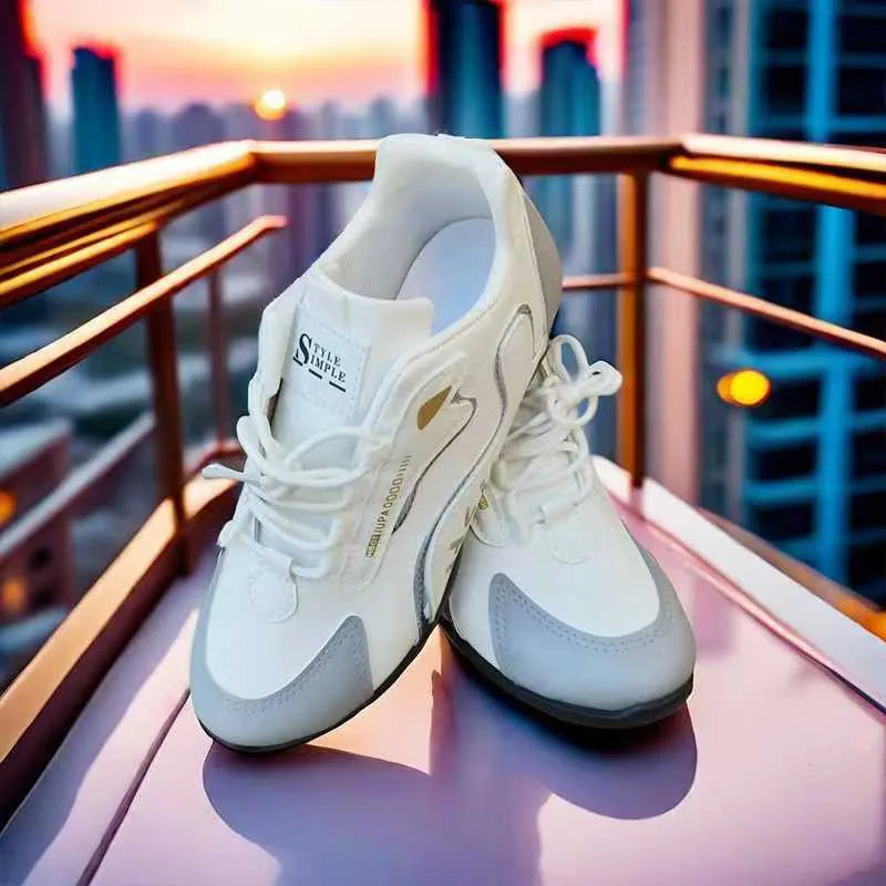 Men's PU Leather Waterproof Sneakers Casual Sports Shoes Men Lightweight Breathable Flat Non-slip Tenis Shoes Zapatillas Hombre