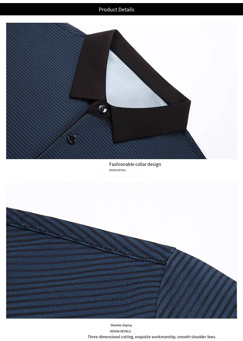 Original Designer Brand Men Short-Sleeved Polo Shirt Letter Print Lapel Button Summer New T-Shirt Business Casual Men's Clothing