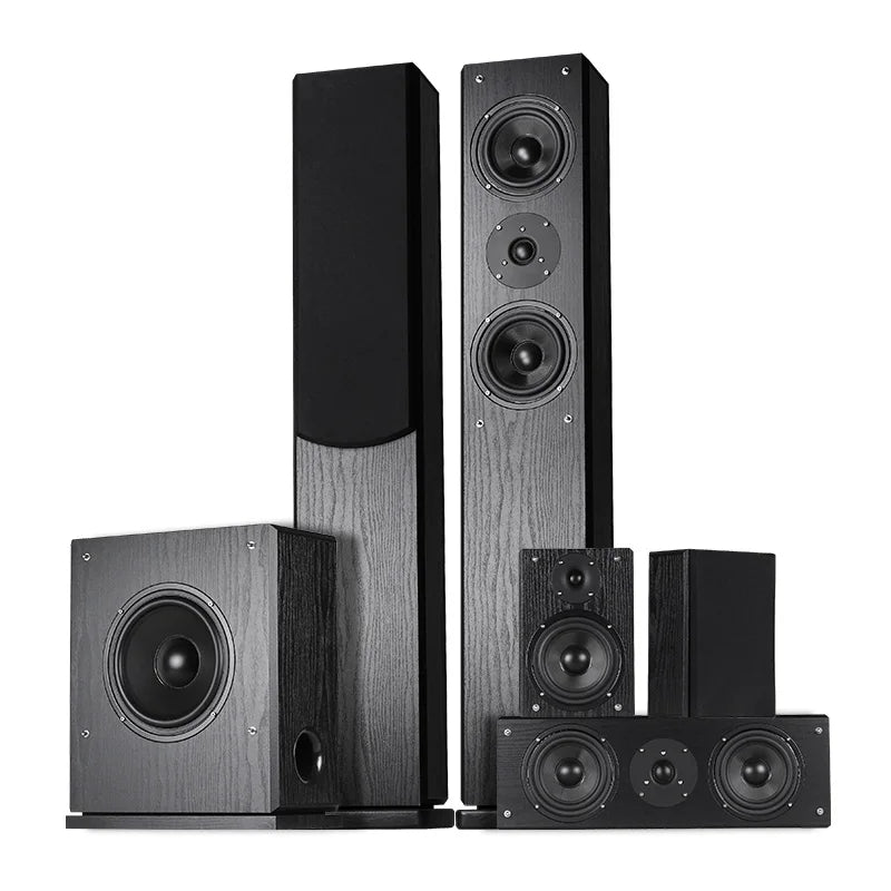 5.1 Passive Home Theater Wooden Speaker