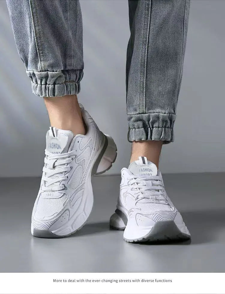 Men's Summer Breathable Mesh Casual Sports Shoes 2026 New Dad Sneakers Comfortable Lightweight Footwear for Active Men
