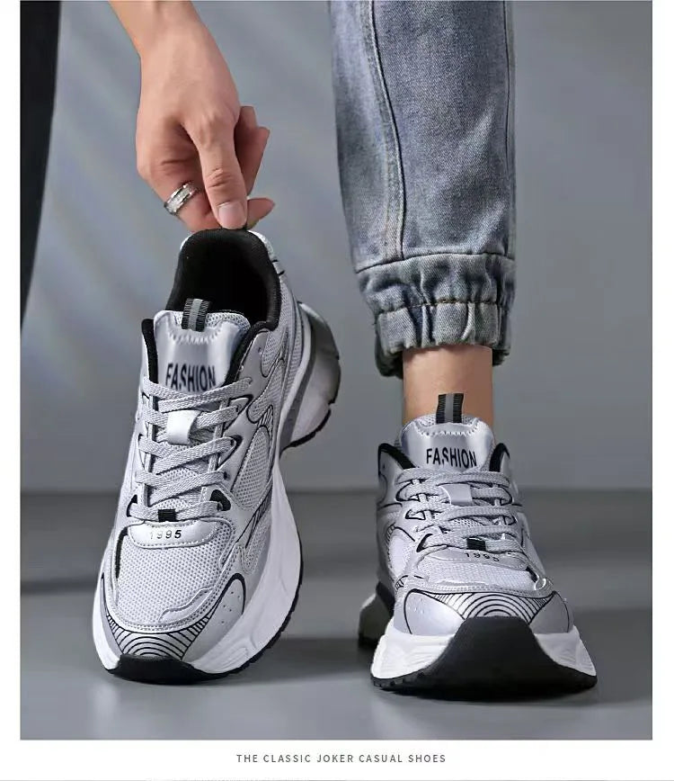 Men's Summer Breathable Mesh Casual Sports Shoes 2026 New Dad Sneakers Comfortable Lightweight Footwear for Active Men
