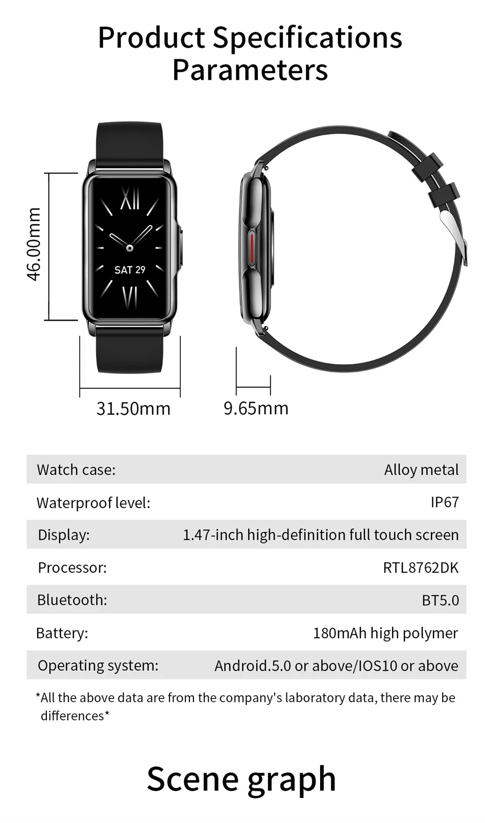 LIGE New Fitness Tracker Bracelet Smart Watch for Women Men Sports Band Pedometer Heart Rate Sleep Monitor Waterproof Smartwatch