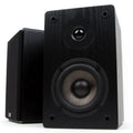 MB42 Bookshelf Speakers for Home Theater Surround Sound, Stereo, and Passive Near Field Monitor, 2-Way Black, Pair